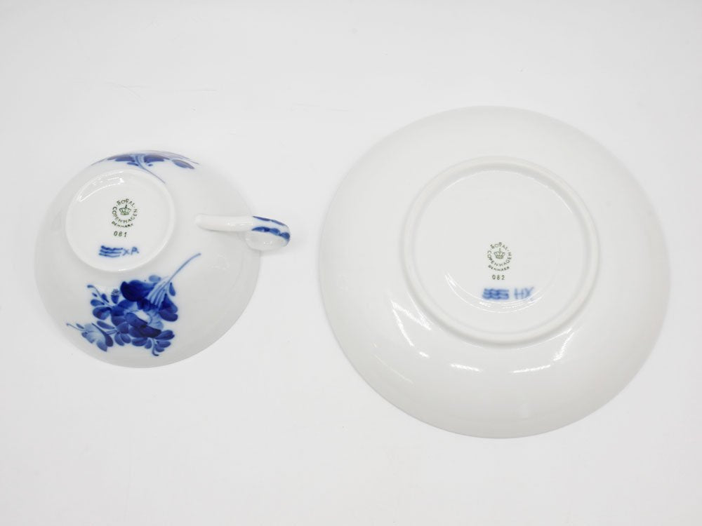 ロイヤルコペンハーゲン ROYAL COPENHAGEN ブルーフラワー Blue Flower ティーカップ＆ソーサー C&S デンマーク 北欧食器 ●