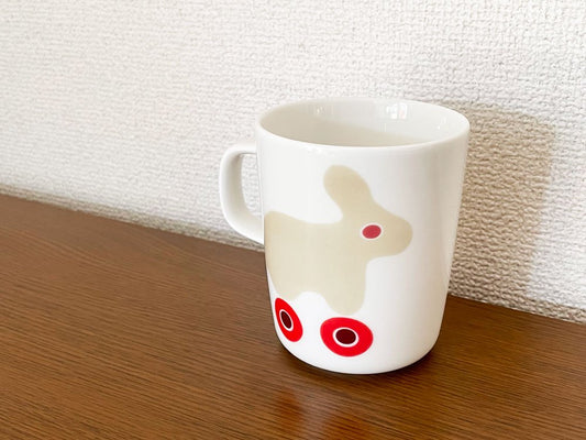 マリメッコ marimekko ルッラ RULLA マグカップ うさぎ柄 Φ8cm 脇阪 克二 Katsuji Wakisaka 2023年 北欧食器 ◎