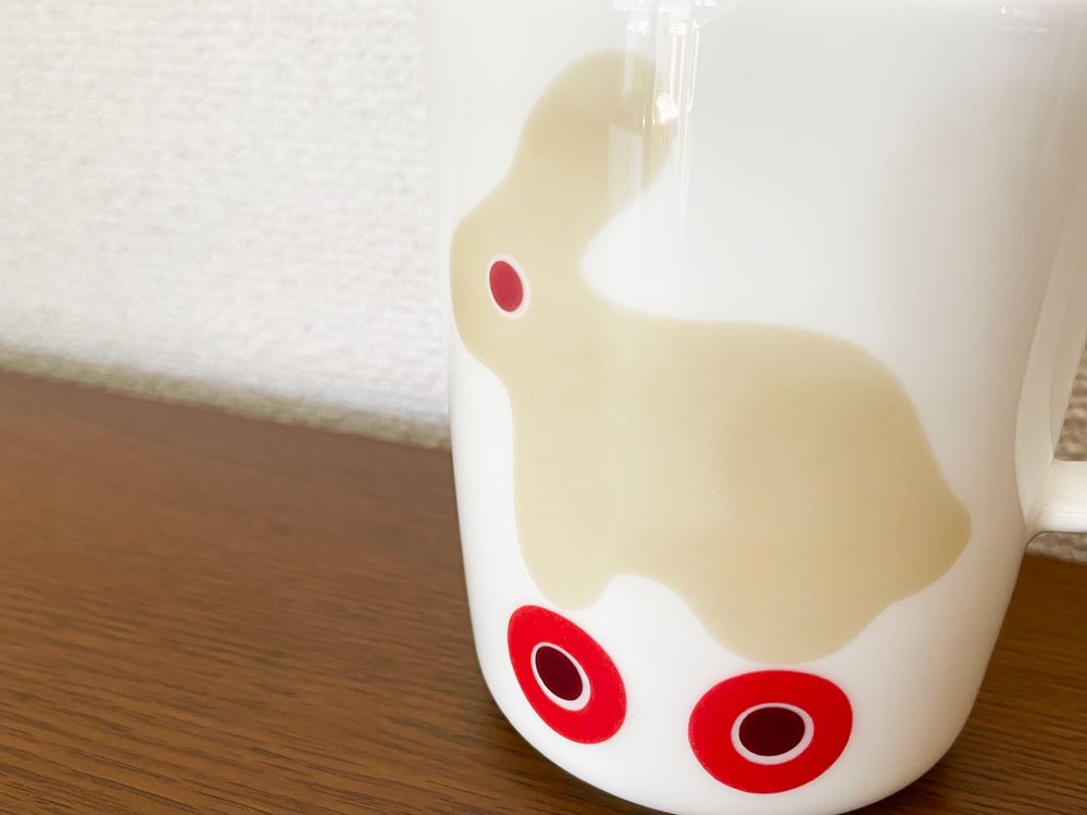 マリメッコ marimekko ルッラ RULLA マグカップ うさぎ柄 Φ8cm 脇阪 克二 Katsuji Wakisaka 2023年 北欧食器 ◎