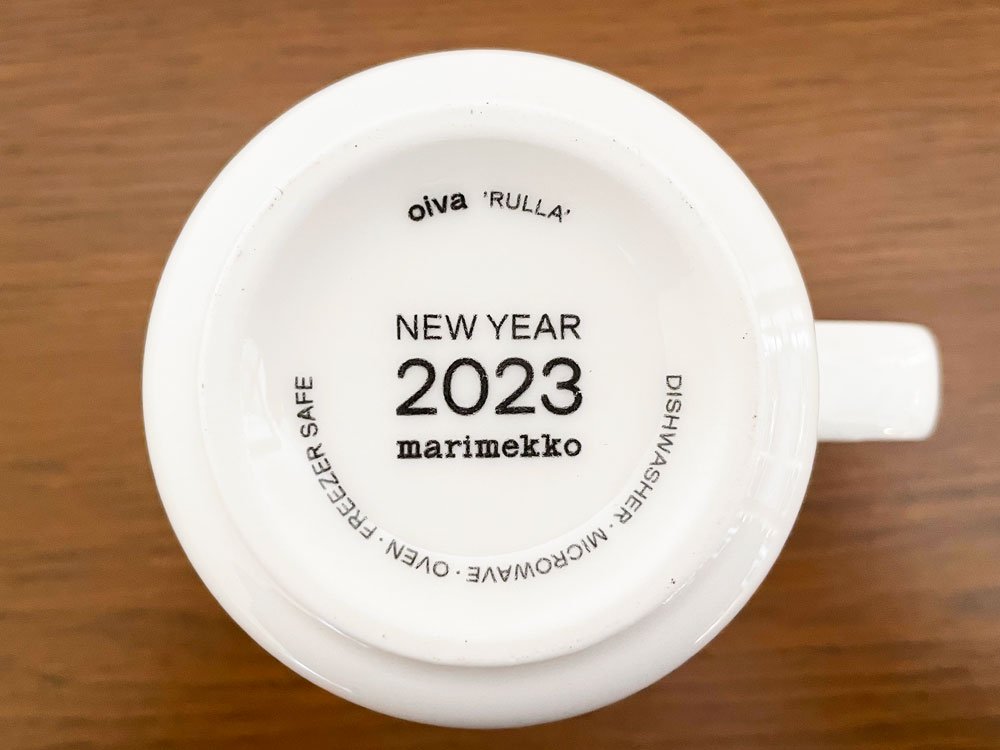 マリメッコ marimekko ルッラ RULLA マグカップ うさぎ柄 Φ8cm 脇阪 克二 Katsuji Wakisaka 2023年 北欧食器 ◎