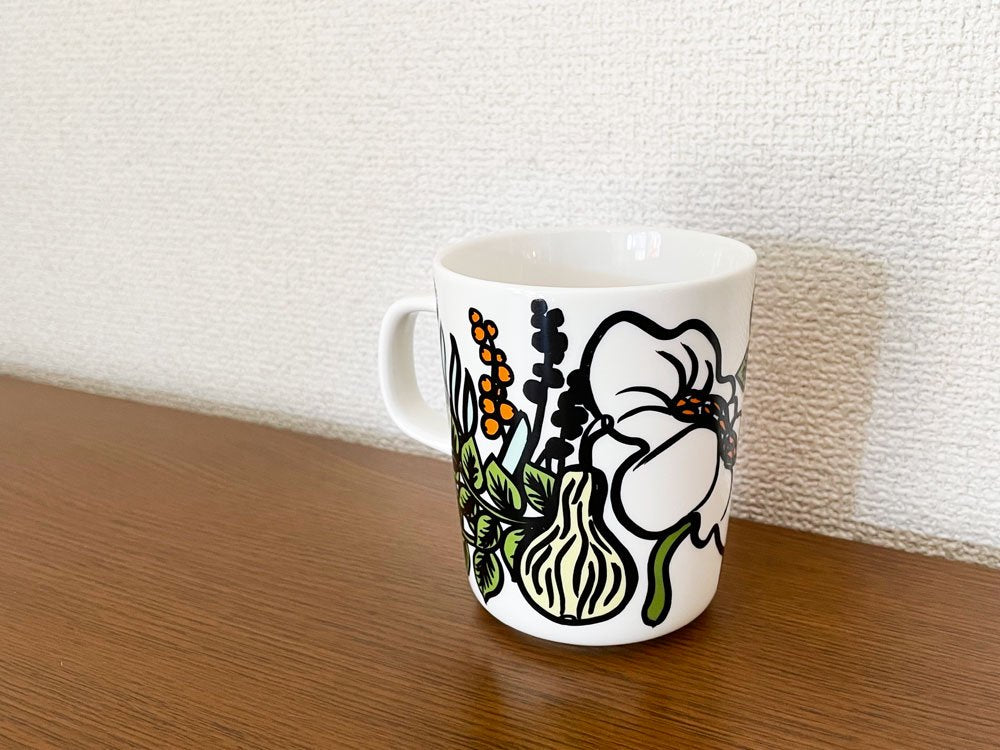 マリメッコ marimekko パラタイヴァスタ PALA TAIVASTA マグカップ Φ8cm マイヤ・ロウエカリ Maija Louekari 北欧食器 廃番 ◎