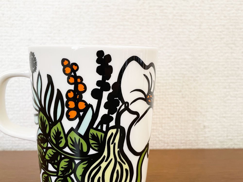 マリメッコ marimekko パラタイヴァスタ PALA TAIVASTA マグカップ Φ8cm マイヤ・ロウエカリ Maija Louekari 北欧食器 廃番 ◎