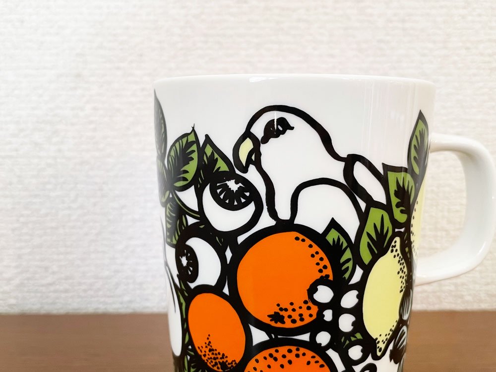 マリメッコ marimekko パラタイヴァスタ PALA TAIVASTA マグカップ Φ8cm マイヤ・ロウエカリ Maija Louekari 北欧食器 廃番 ◎