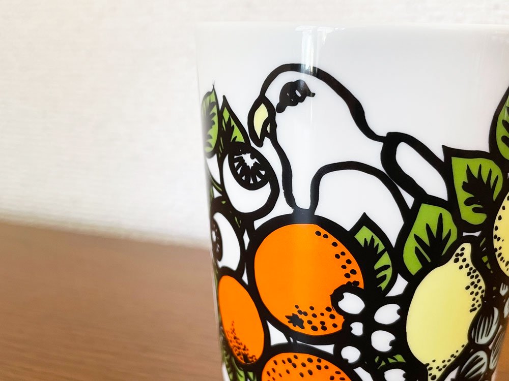 マリメッコ marimekko パラタイヴァスタ PALA TAIVASTA マグカップ Φ8cm マイヤ・ロウエカリ Maija Louekari 北欧食器 廃番 ◎