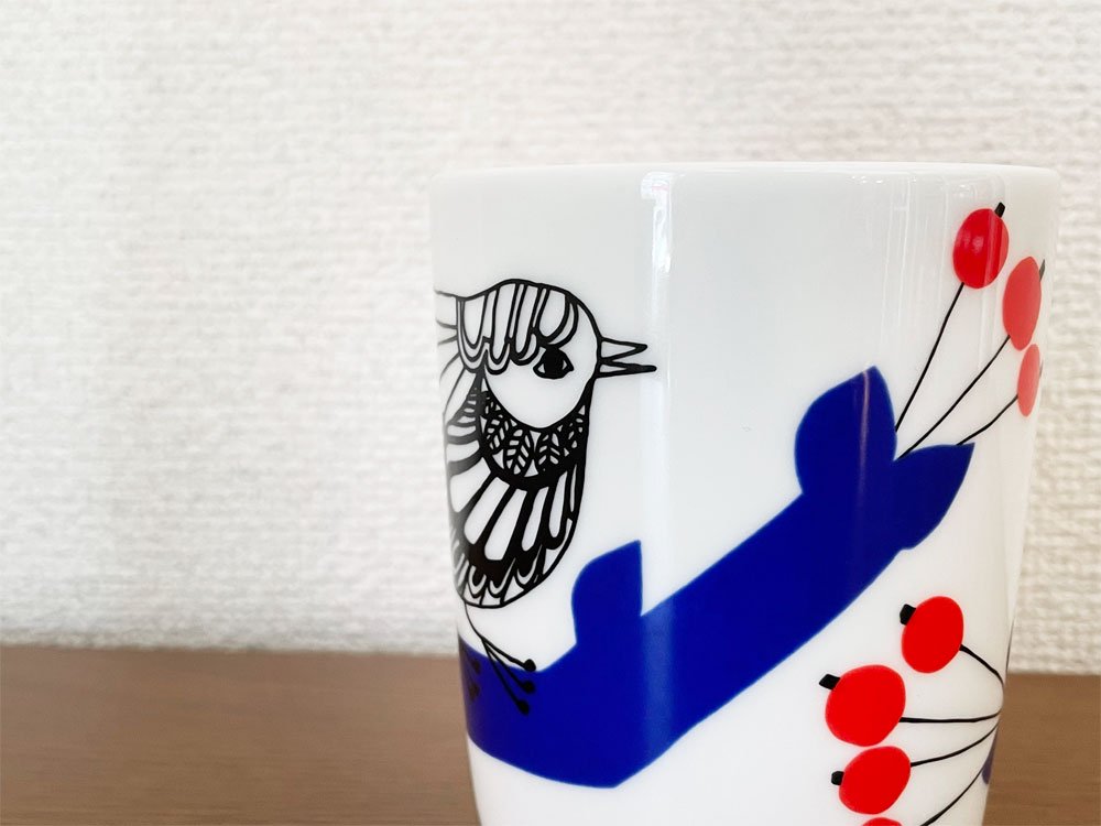 マリメッコ marimekko パッカネン PAKKANEN マグカップ 霜 Φ8cm マイヤ・ロウエカリ Maija Louekari 北欧食器 復刻品 ◎