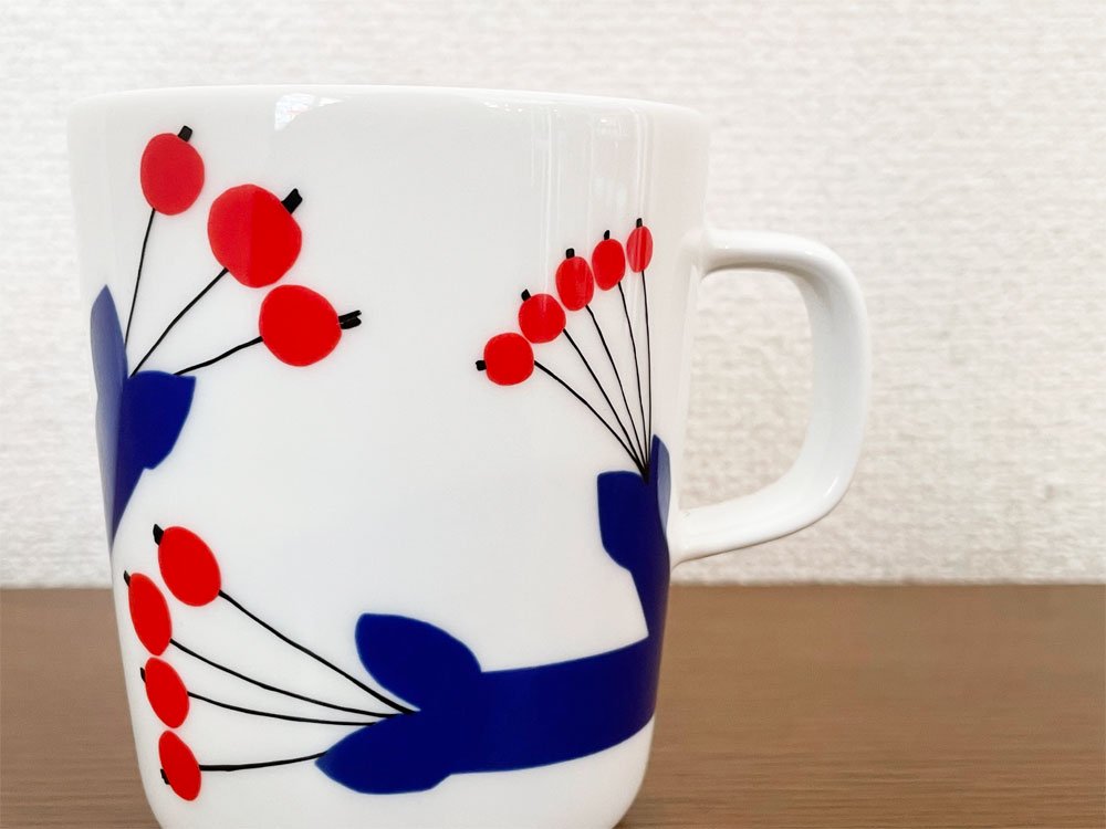 マリメッコ marimekko パッカネン PAKKANEN マグカップ 霜 Φ8cm マイヤ・ロウエカリ Maija Louekari 北欧食器 復刻品 ◎