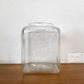 ジャパンビンテージ Japan Vintage 古いガラス瓶 駄菓子瓶 角型 H25.5cm フタなし 昭和レトロ 古道具 ◎