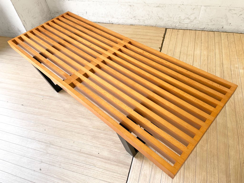 ジョージ ネルソン George Nelson プラットフォーム ベンチ Platform Bench テーブル ミッドセンチュリーデザイン リプロダクト ★