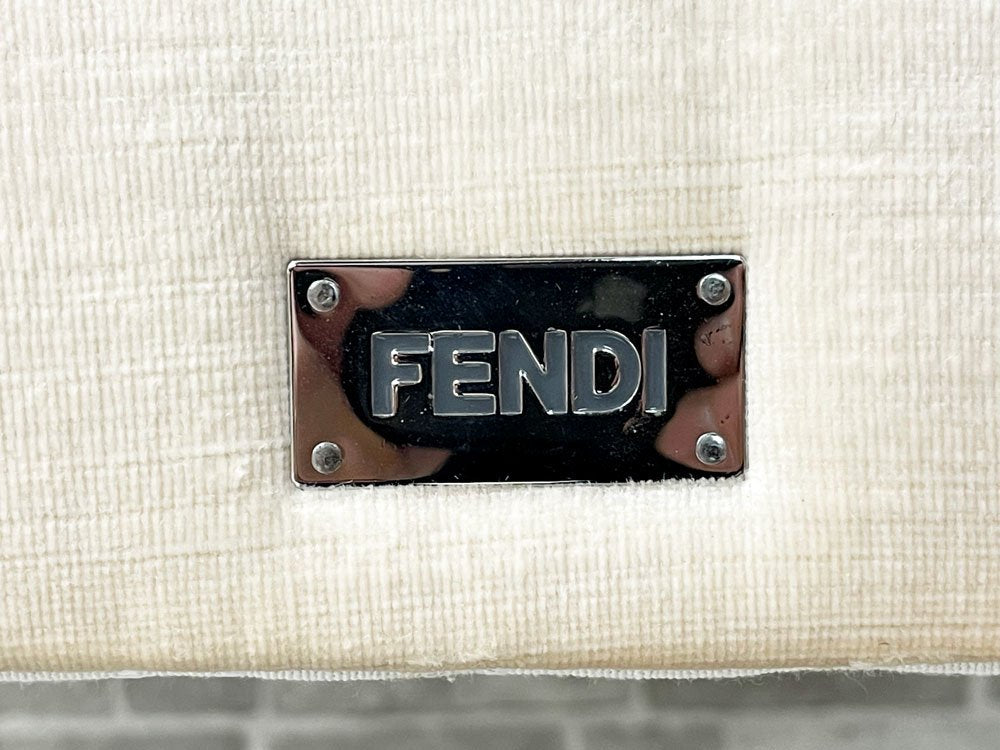 フェンディカーサ FENDI CASA ガイア Gaia ダイニングチェア ファブリック 高級家具 イタリアモダン B ●