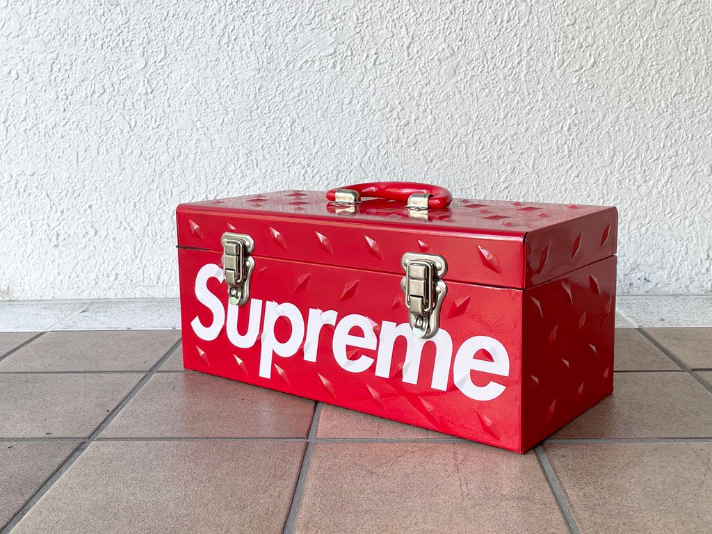 シュプリーム SUPREME ダイヤモンドプレート ツールボックス 工具箱 収納 2018FW コレクション 希少 ◇