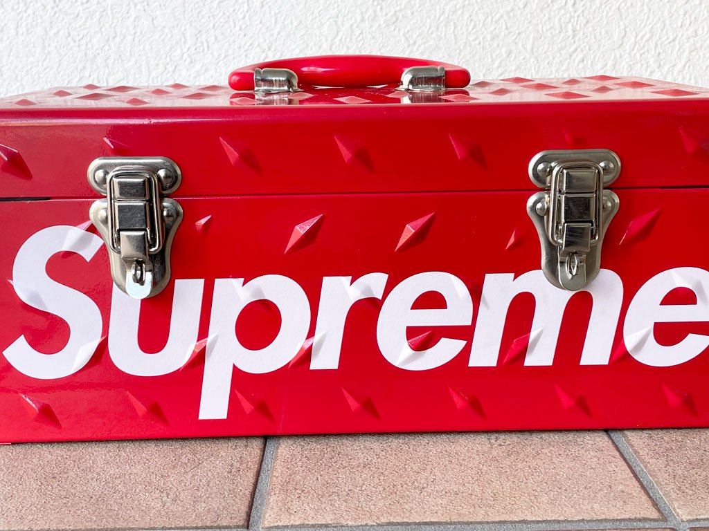 シュプリーム SUPREME ダイヤモンドプレート ツールボックス 工具箱 収納 2018FW コレクション 希少 ◇