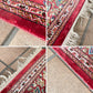 ペルシャ絨毯 Persian Rug ラグ カーペット イラン クム産 シルク100％ アンティークスタイル ◇