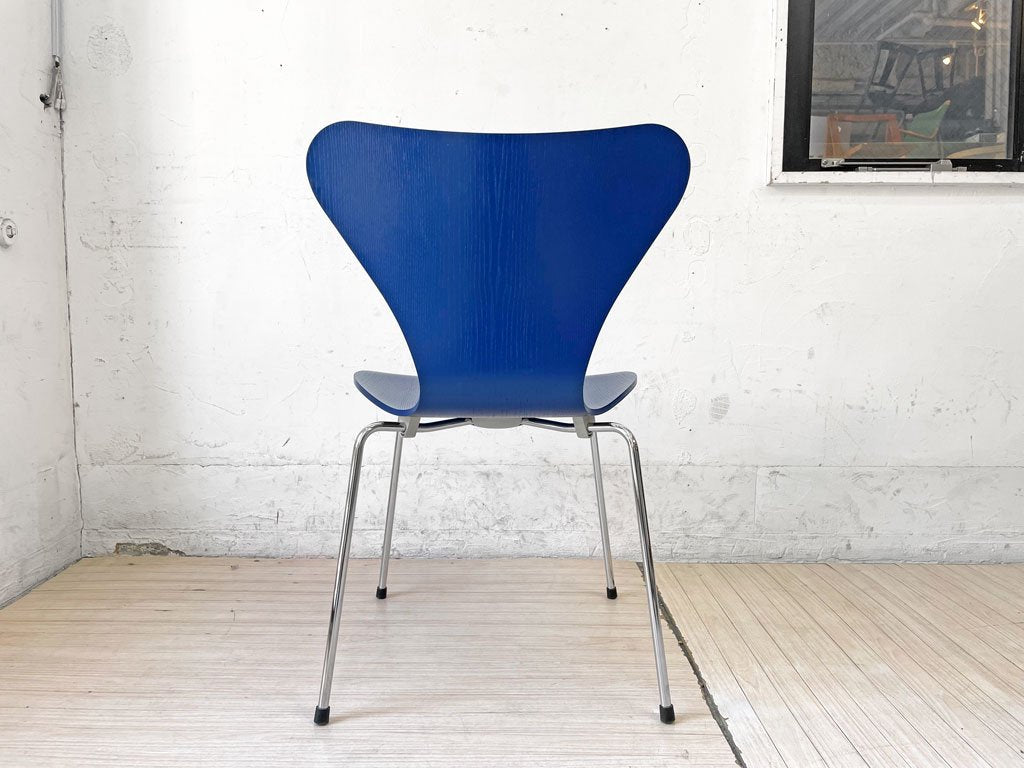 フリッツハンセン Fritz Hansen セブンチェア カラードアッシュ アイブルー AI BLUE アルネ・ヤコブセン 北欧 デンマーク 廃番カラー ★