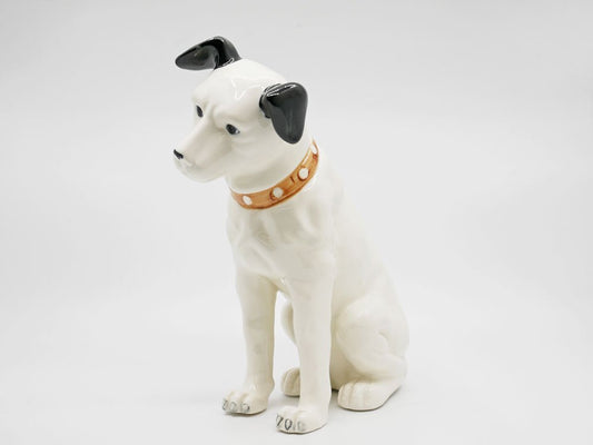 ビクター Victor ニッパー Nipper 犬 イヌ 陶器 オブジェ 置物 H25cm ビンテージ 昭和レトロ ●