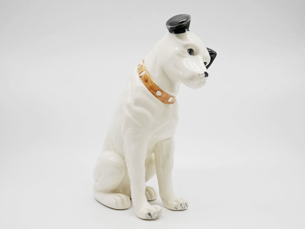 ビクター Victor ニッパー Nipper 犬 イヌ 陶器 オブジェ 置物 H25cm ビンテージ 昭和レトロ ●