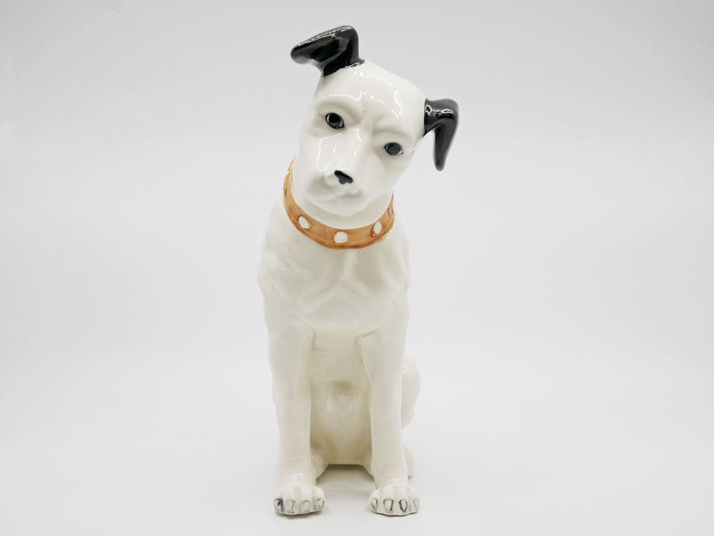 ビクター Victor ニッパー Nipper 犬 イヌ 陶器 オブジェ 置物 H25cm ビンテージ 昭和レトロ ●