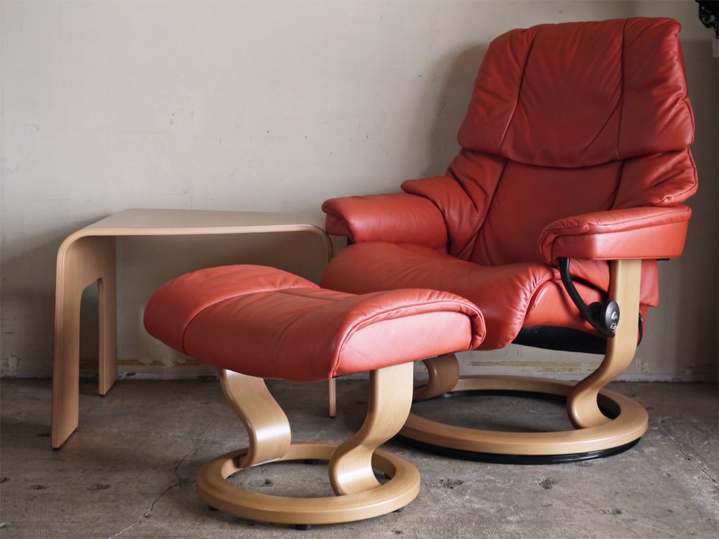 エコーネス EKORNES ストレスレス Stressless コーナーテーブル サイドテーブル オークカラー 北欧 ノルウェー ■