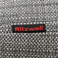 リッツウェル Ritzwell ブラヴァ BLAVA イージーチェア ＆ オットマン セット ラウンジチェア オーク無垢材 ウレタン塗装 ブラック 布張り 定価￥277,200-から 美品 ●