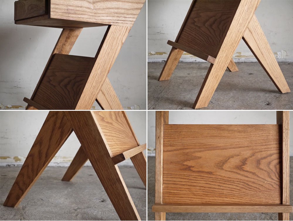 ライフファニチャー LIFE FURNITURE BI オーク材 ドロワーテーブル BI OAK DRAWER TABLE サイドテーブル ■