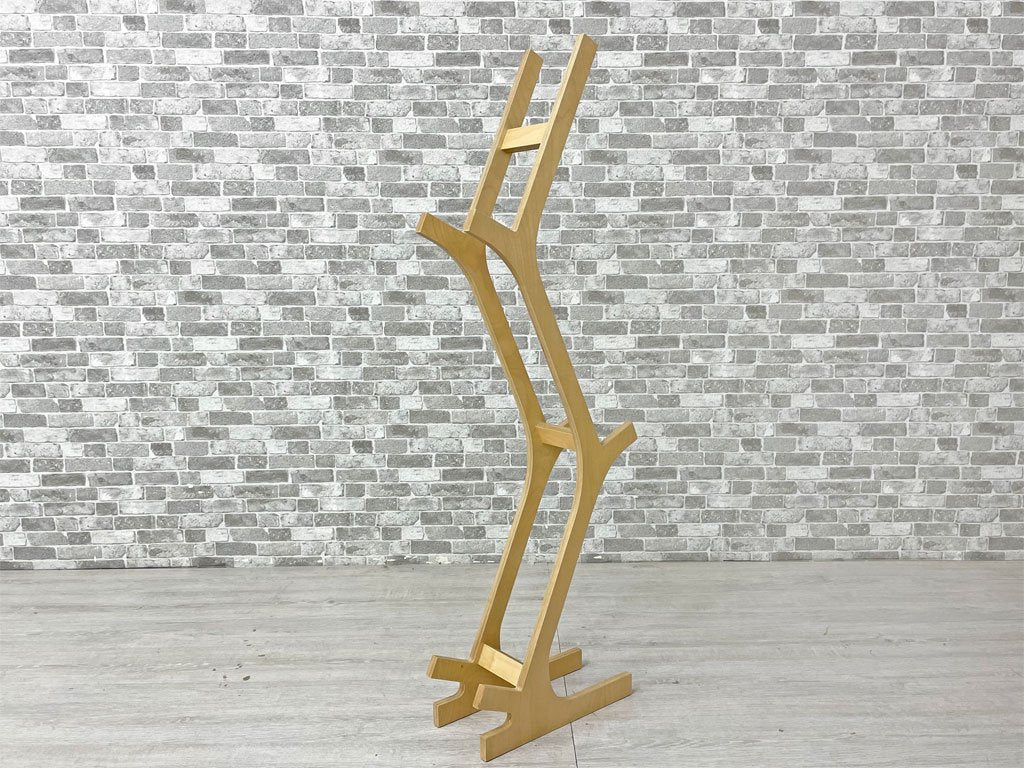 オー Eau ブランチ BRANCH 3段 マガジンラック バーチ材 ナチュラル 高橋通仁デザイン 北欧スタイル ●