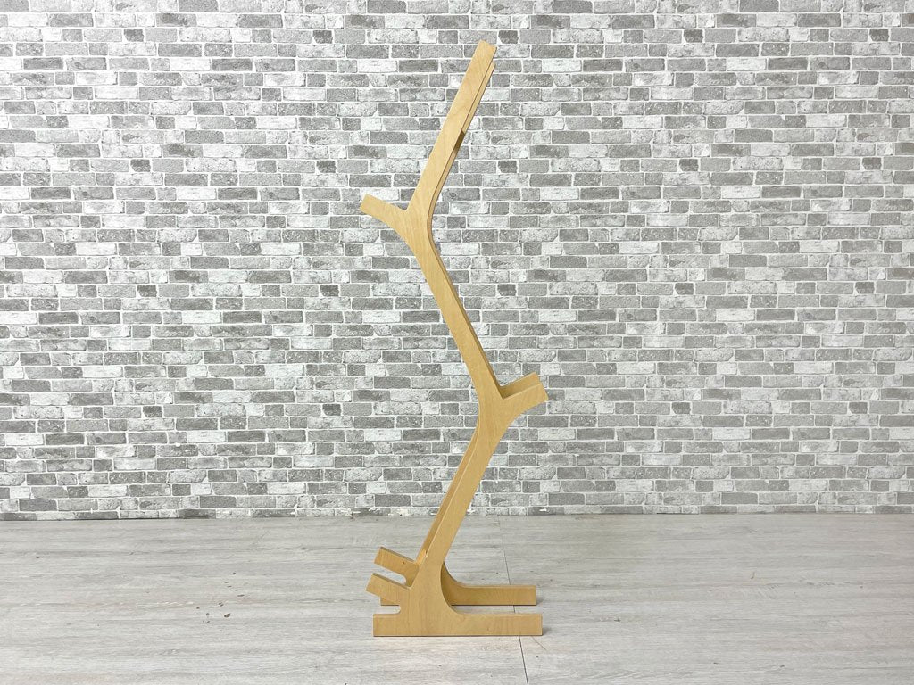 オー Eau ブランチ BRANCH 3段 マガジンラック バーチ材 ナチュラル 高橋通仁デザイン 北欧スタイル ●