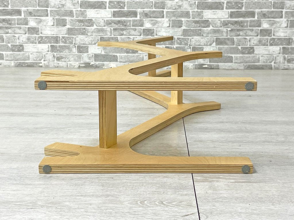 オー Eau ブランチ BRANCH 3段 マガジンラック バーチ材 ナチュラル 高橋通仁デザイン 北欧スタイル ●