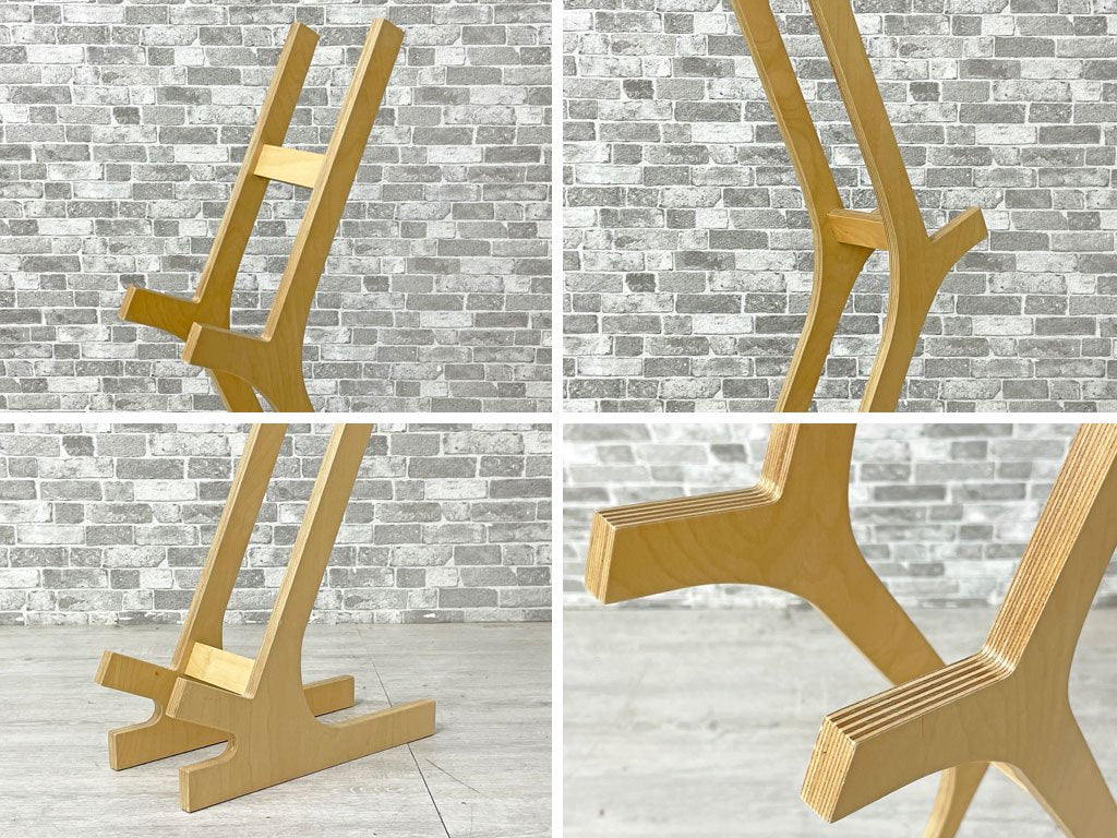 オー Eau ブランチ BRANCH 3段 マガジンラック バーチ材 ナチュラル 高橋通仁デザイン 北欧スタイル ●