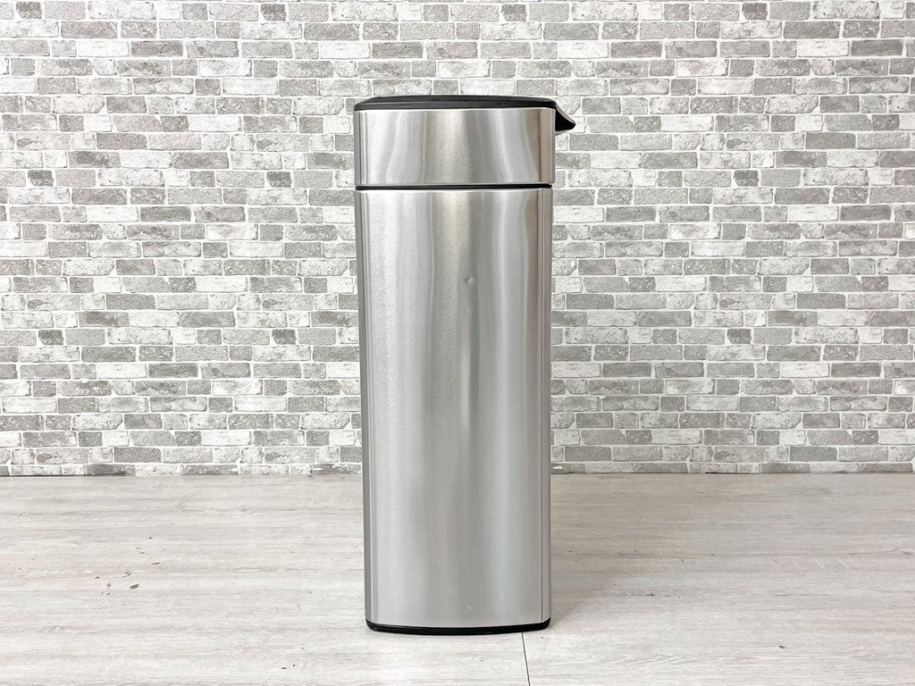 シンプルヒューマン Simple Human レクタンギュラータッチバーカン 40L ダストボックス モダンデザイン 定価：28,600円 ●