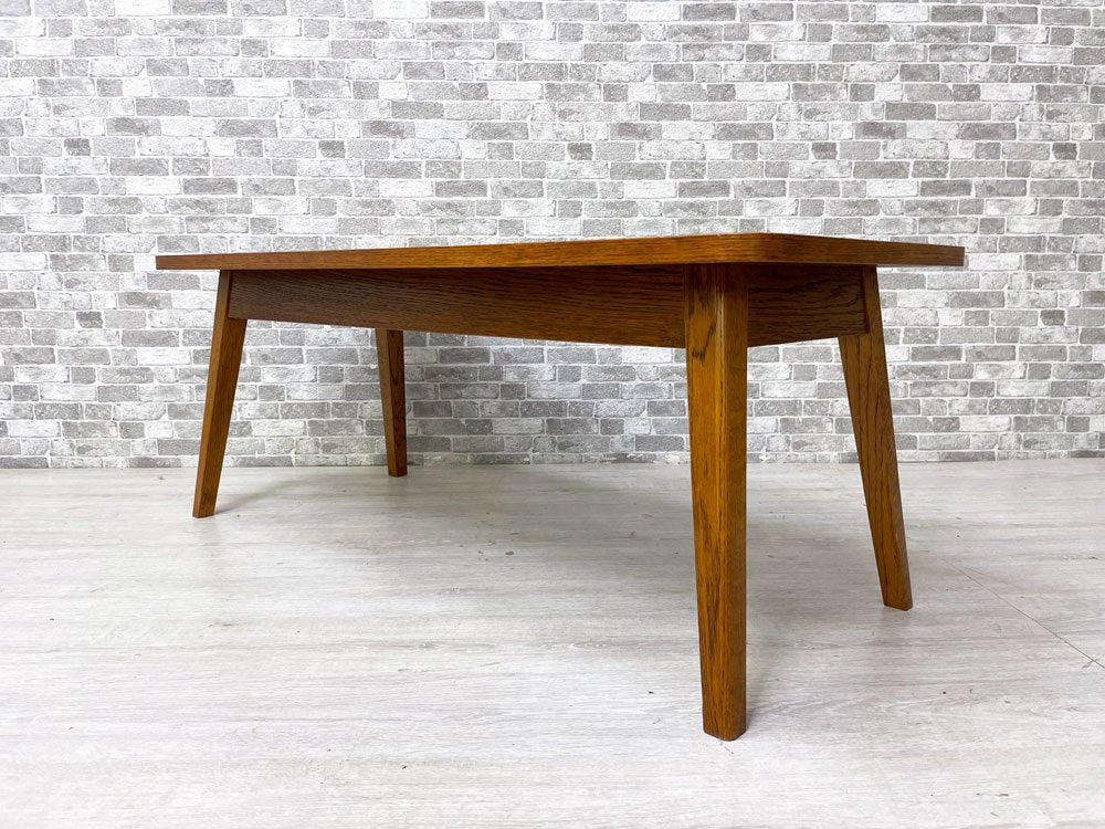 パシフィックファニチャーサービス PACIFIC FURNITURE SERVICE DH ティーテーブル DH TEA TABLE Sサイズ オーク材 ダークブラウン ローテーブル P.F.S ●