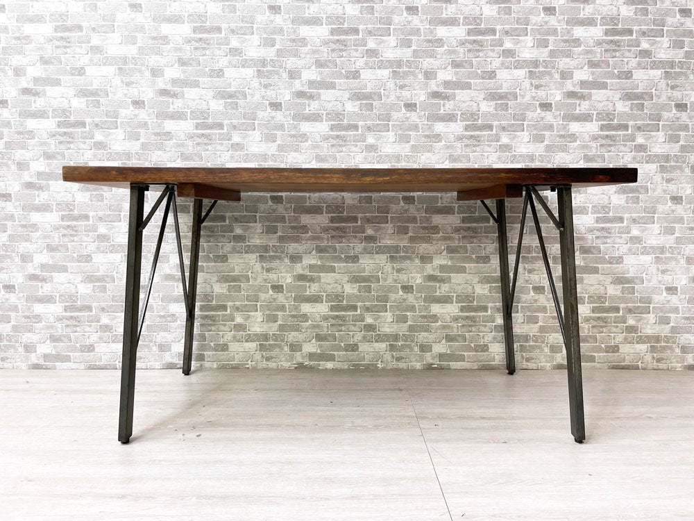 ジャーナルスタンダードファニチャー journal standard Furniture シノン ダイニングテーブル CHINON DINING TABLE S 杉古材 廃番 W130 B ●