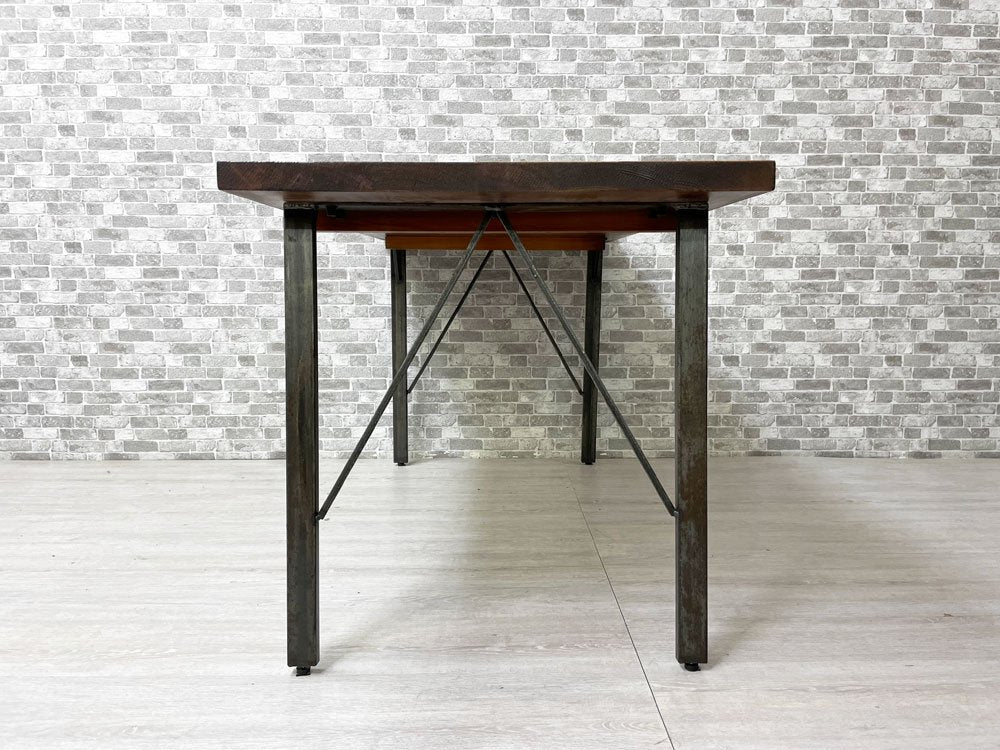 ジャーナルスタンダードファニチャー journal standard Furniture シノン ダイニングテーブル CHINON DINING TABLE S 杉古材 廃番 W130 B ●