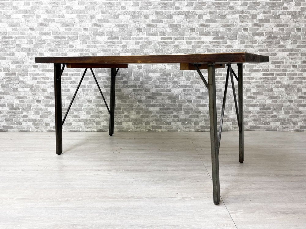 ジャーナルスタンダードファニチャー journal standard Furniture シノン ダイニングテーブル CHINON DINING TABLE S 杉古材 廃番 W130 B ●