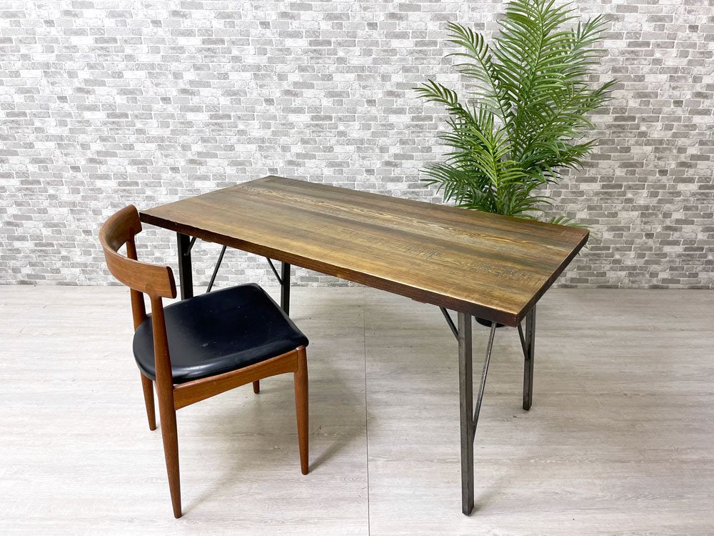 ジャーナルスタンダードファニチャー journal standard Furniture シノン ダイニングテーブル CHINON DINING TABLE S 杉古材 廃番 W130 B ●