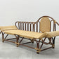 橋之口籐工芸工房 ラタン カウチ ソファ Rattan couch Sofa 籐家具 籐 シェーズロング 「現代の名工」橋之口幹夫 黄綬褒章受章 宮崎県伝統的工芸品 〓