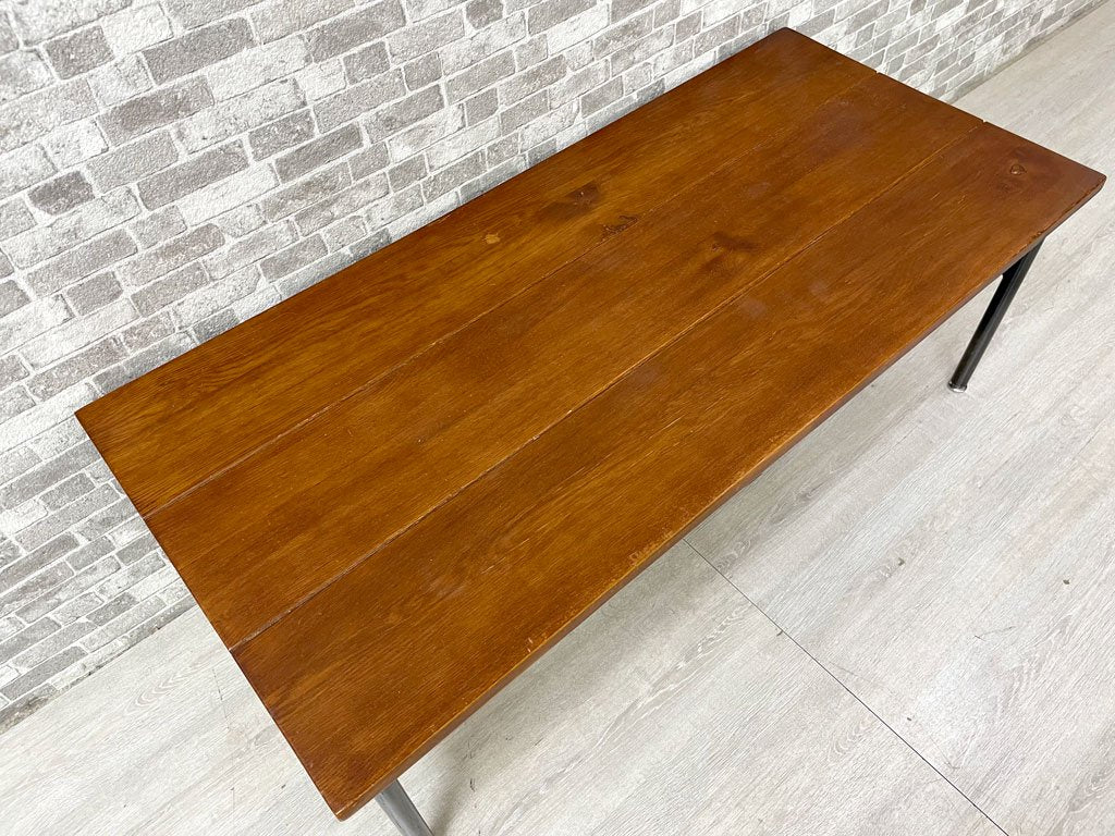 ジャーナルスタンダードファニチャー journal standard Furniture jsF サンク SENS コーヒーテーブル ローテーブル オーク無垢材 スチール 工業系 ●