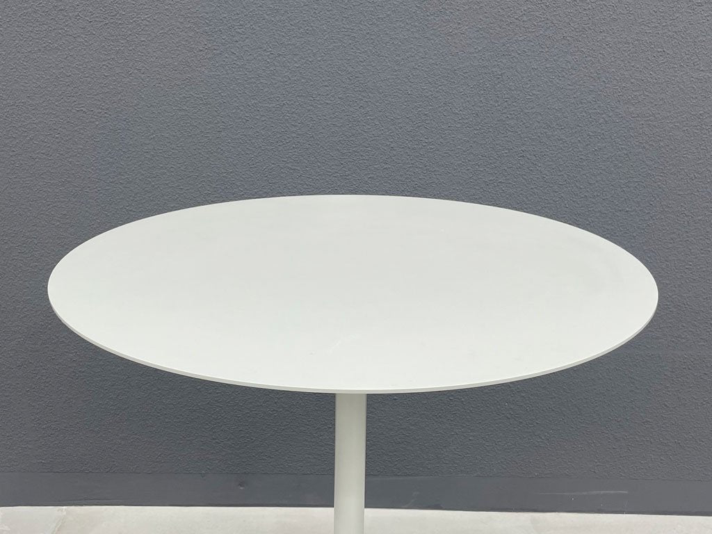 ヘイ HAY テラゾー テーブル ラウンド TERRAZZO TABLE Round カフェテーブル W70cm スカイグレー × レッドベース 人工大理石 デンマーク 北欧家具 〓