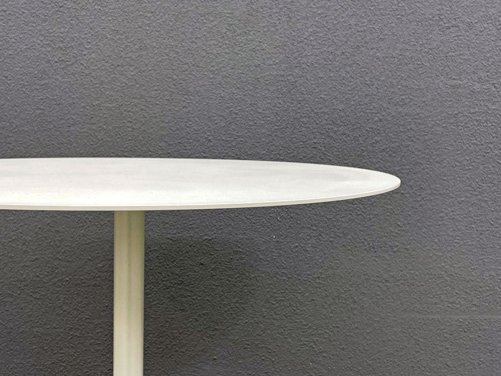 ヘイ HAY テラゾー テーブル ラウンド TERRAZZO TABLE Round カフェテーブル W70cm スカイグレー × レッドベース 人工大理石 デンマーク 北欧家具 〓