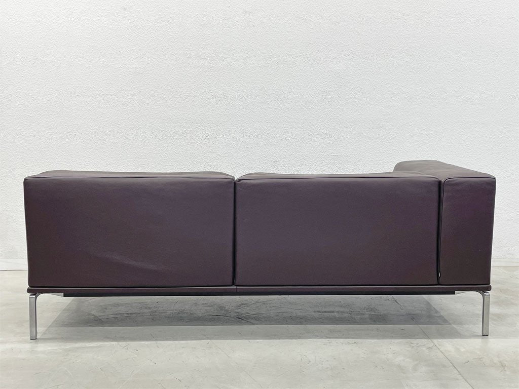 カッシーナ Cassina 191 ムーヴ システム カウチ ソファ 191 MOOV System couch sofa ピエロ・リッソーニ 定価約280万 ブラウンレザー 本革 〓