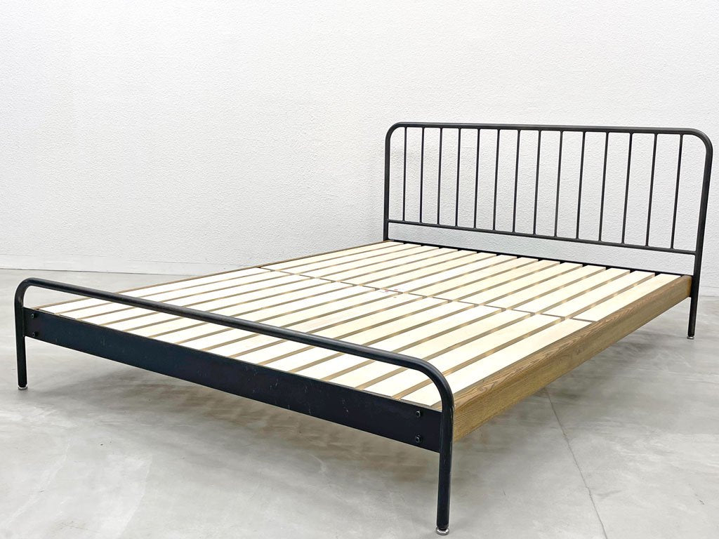 ジャーナルスタンダードファニチャー journal standard furniture サンク SENS ベッドフレーム アイアン W147cm ダブルサイズ インダストリアル 旧タイプ 〓