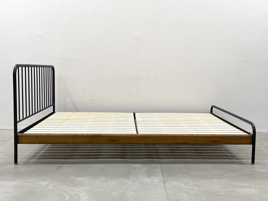 ジャーナルスタンダードファニチャー journal standard furniture サンク SENS ベッドフレーム アイアン W147cm ダブルサイズ インダストリアル 旧タイプ 〓