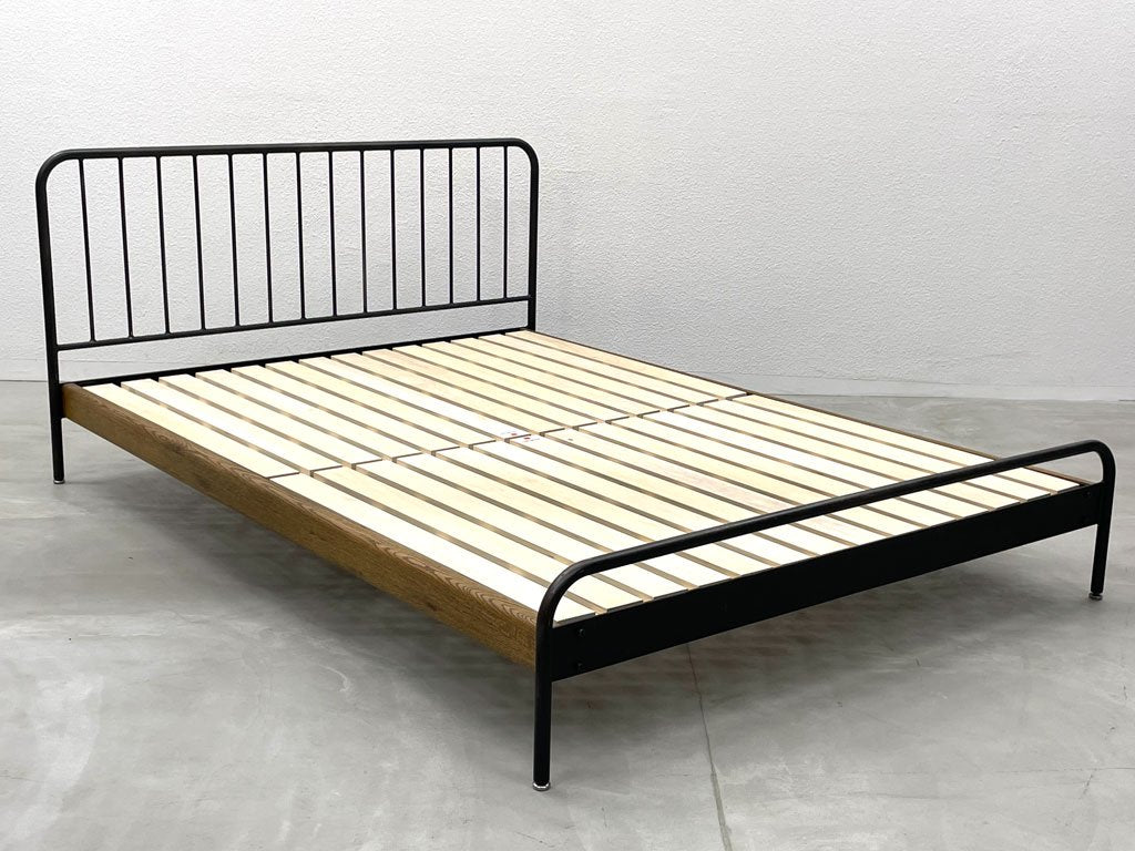 ジャーナルスタンダードファニチャー journal standard furniture サンク SENS ベッドフレーム アイアン W147cm ダブルサイズ インダストリアル 旧タイプ 〓