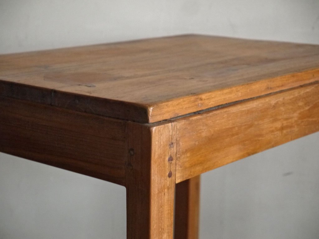 オールドチーク Old Teak ワークテーブル W60cm オケージョナルテーブル 古材 ■