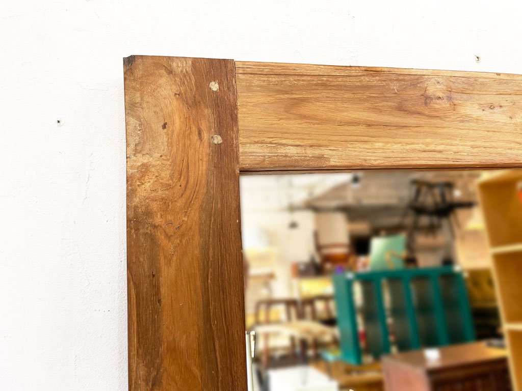 アデペシュ a.depeche オールドチークミラー old teak mirror ウォールミラー 姿見 Lサイズ 定価 \63,800- ★