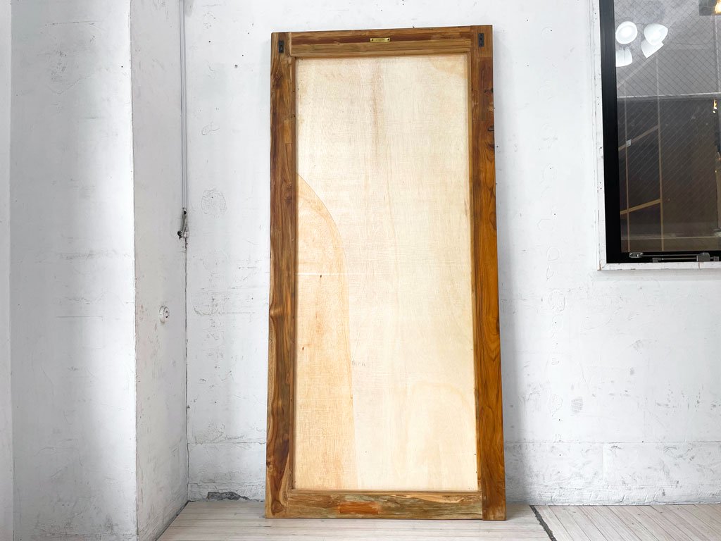 アデペシュ a.depeche オールドチークミラー old teak mirror ウォールミラー 姿見 Lサイズ 定価 \63,800- ★