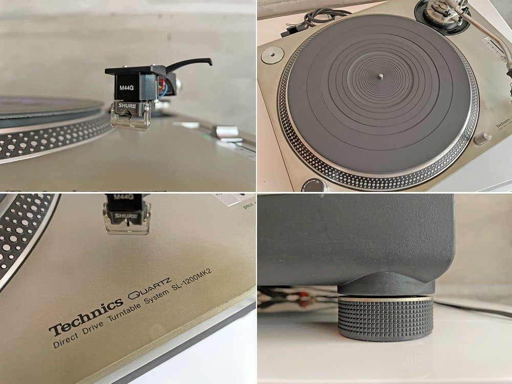 テクニクス Technics ターンテーブル SL-1200MK2 シルバー レコードプレーヤー DJ機器 ♪