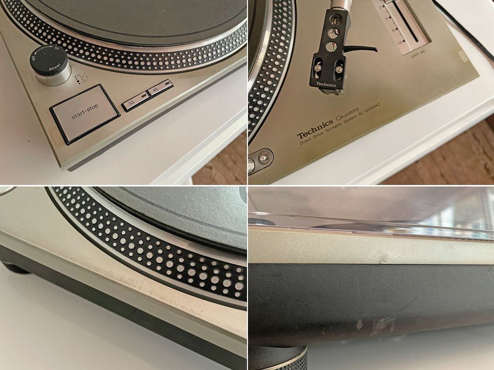 テクニクス Technics ターンテーブル SL-1200MK2 シルバー レコードプレーヤー DJ機器 ♪