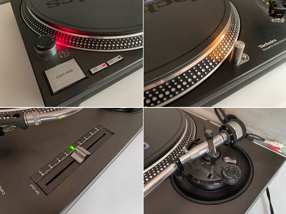 テクニクス Technics ターンテーブル SL-1200MK3 ブラック レコードプレーヤー DJ機器 ♪