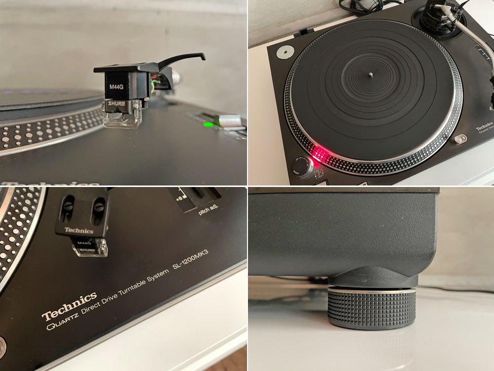 テクニクス Technics ターンテーブル SL-1200MK3 ブラック レコードプレーヤー DJ機器 ♪