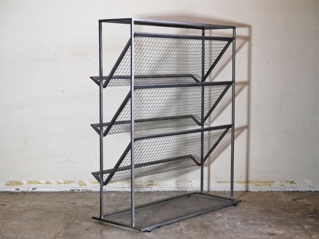 ライフファニチャー LIFE FURNITURE アイアン ディスプレイ マガジンラック IRON DISPLAY MAGAZINE RACK ■