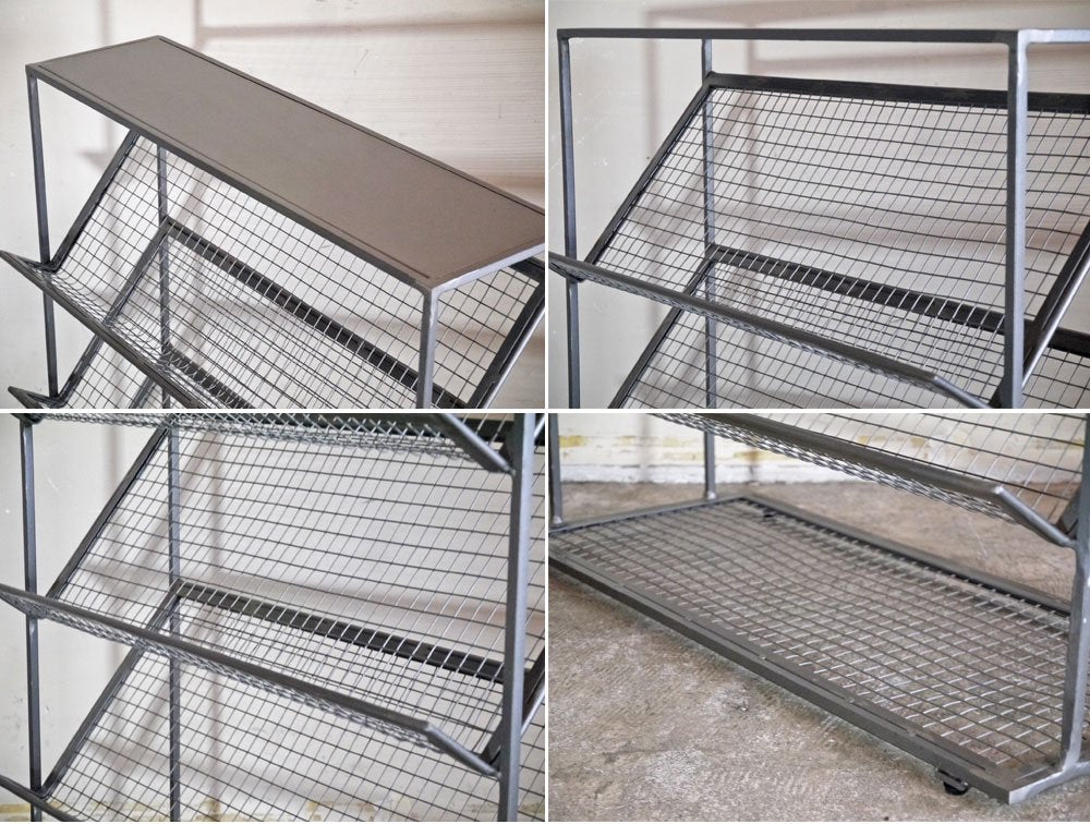 ライフファニチャー LIFE FURNITURE アイアン ディスプレイ マガジンラック IRON DISPLAY MAGAZINE RACK ■